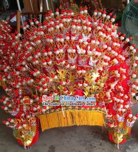 Traditional Chinese Wedding Phoenix Hat for Women