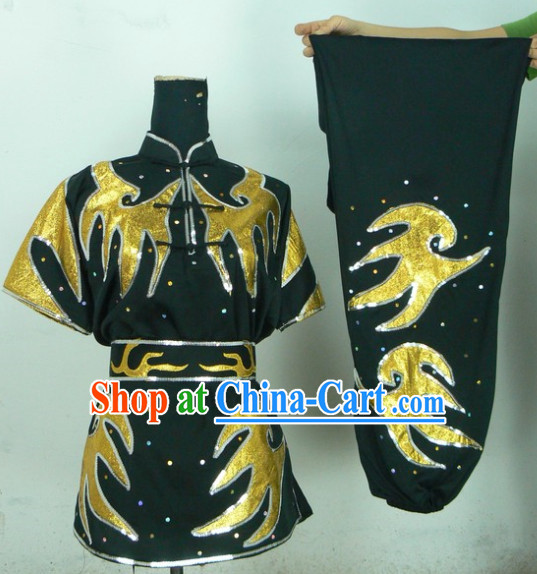 Top Professional Wushu Competition Kung Fu Uniform Complete Set