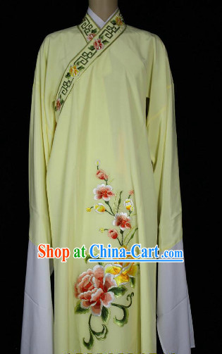 Chinese Ancient Long Sleeves Embroidered Clothing for Men