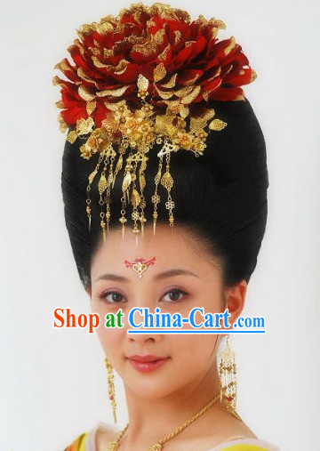 Ancient Chinese Empress Wig and Headwear