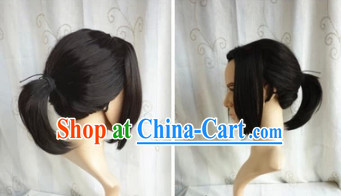 Chinese Classical Black Ponytail for Men