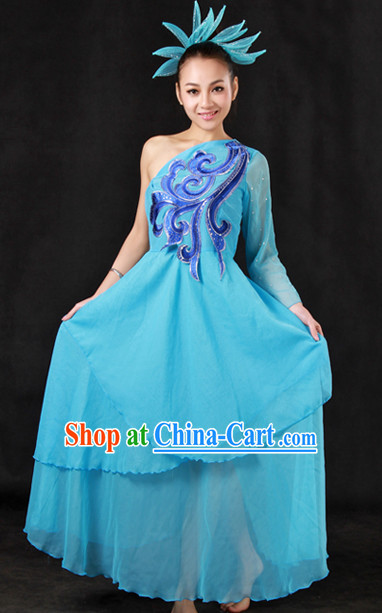 Stage Classical Dancing Costumes and Headwear for Girls