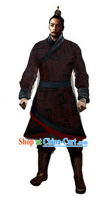 Chinese Han Traditional Outfit Complete Set for Men