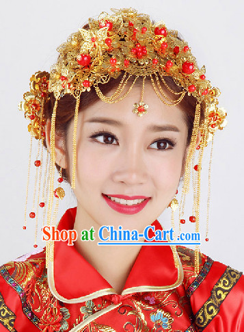 Chinese Classic Wedding Head Jewelry