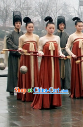 Tang Dynasty Palace Maidservant Costumes
