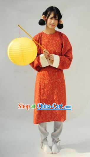 Tang Dynasty Traditional Long Robe for Women