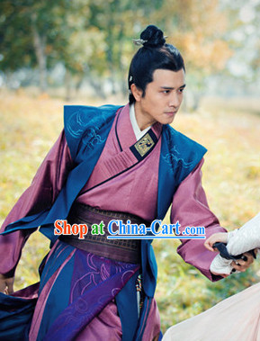 Chinese Costume Period of the Northern and Southern Dynasties Ancient Chinese Lanling King Costumes Complete Set
