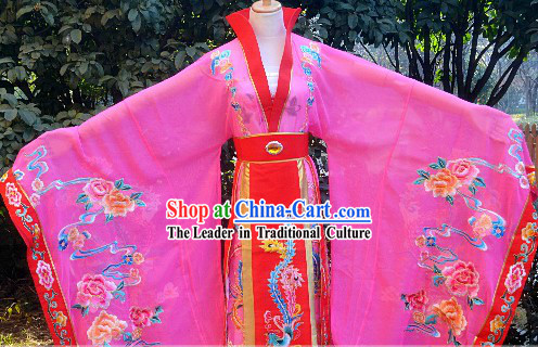 Traditional Chinese Stage Performance Empress Embroidered Clothing