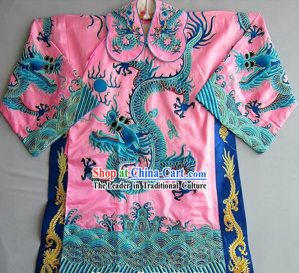 Ancient Chinese Embroidered Dragon Robe