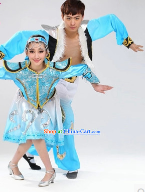 Stage Performance Ethnic Dancing Costumes for Men or Women
