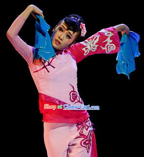 Mandarin Handkerchief Female Dance Costumes and Handkerchief