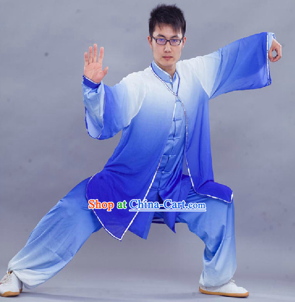 Traditional Silk Kung Fu Uniform and Cape