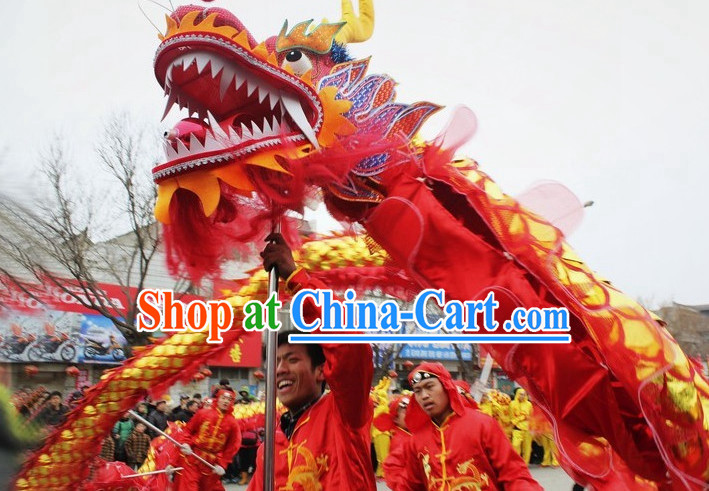 Chinese New Year Dragon Dance Equipment Complete Set