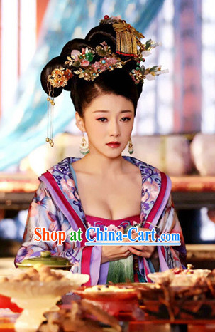 Chinese Imperial Empress Wig and Hair Accessories