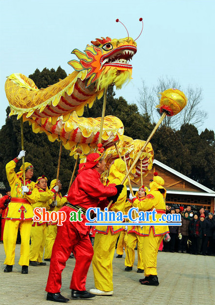 chinese dragon dancing