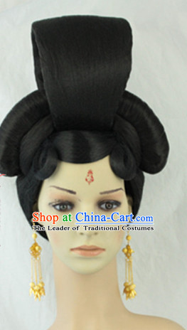 Ancient Chinese Empress Black Wigs