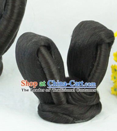 Ancient Chinese Lady Black Hair Extensions