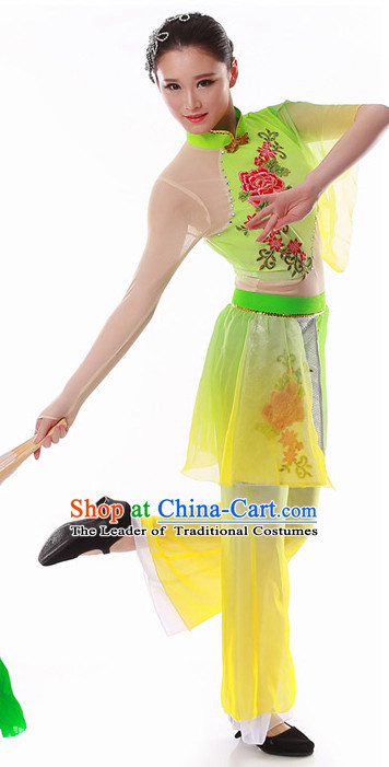 Chinese Han Dancing Clothes Costume Wholesale Clothing Group Dance Costumes Dancewear Supply for Girls