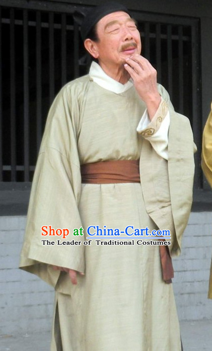 Chinese Artist of the Tang Dynasty Painter Wu Daozi Costume Complete Set