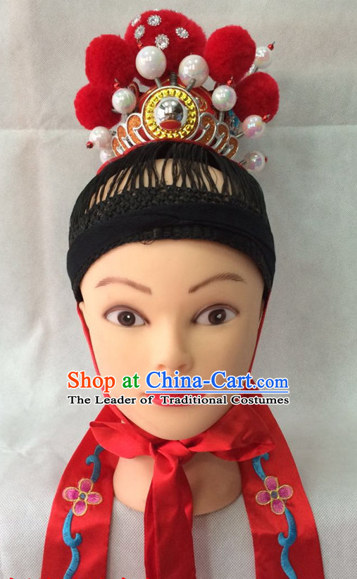 Chinese Classic Jia Baoyu Opera Hat for Men