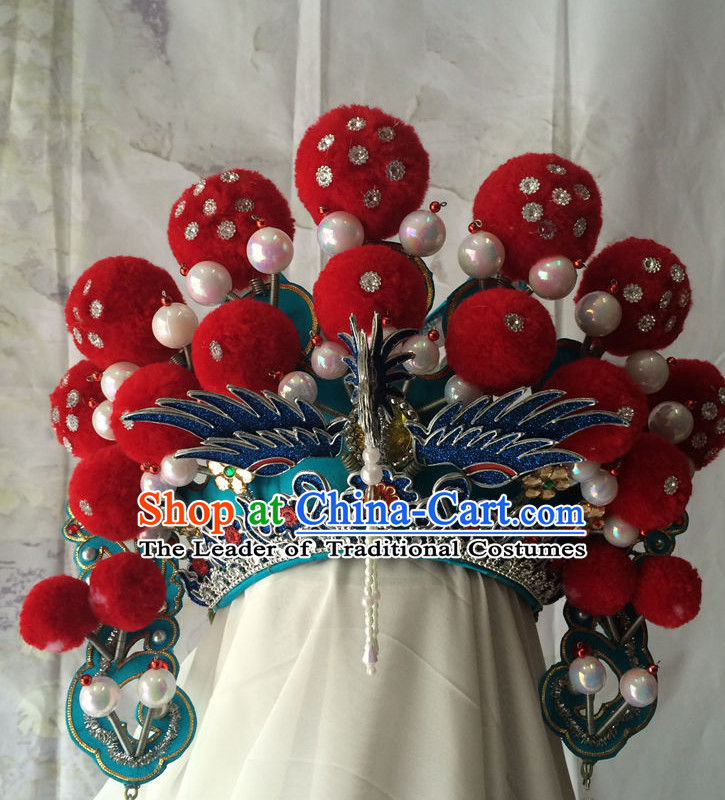 Chinese Classic Opera Phoenix Crown Hat for Women