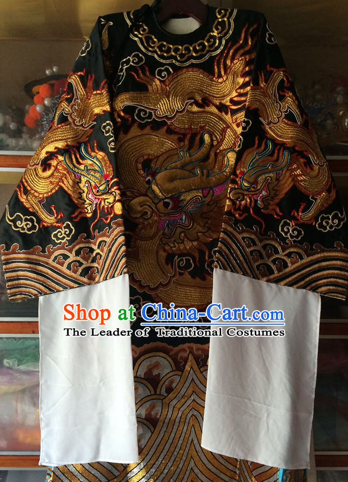 Chinese Opera Classic Dragon Robe Costumes Chinese Costume Dress Wear Outfits Suits for Men