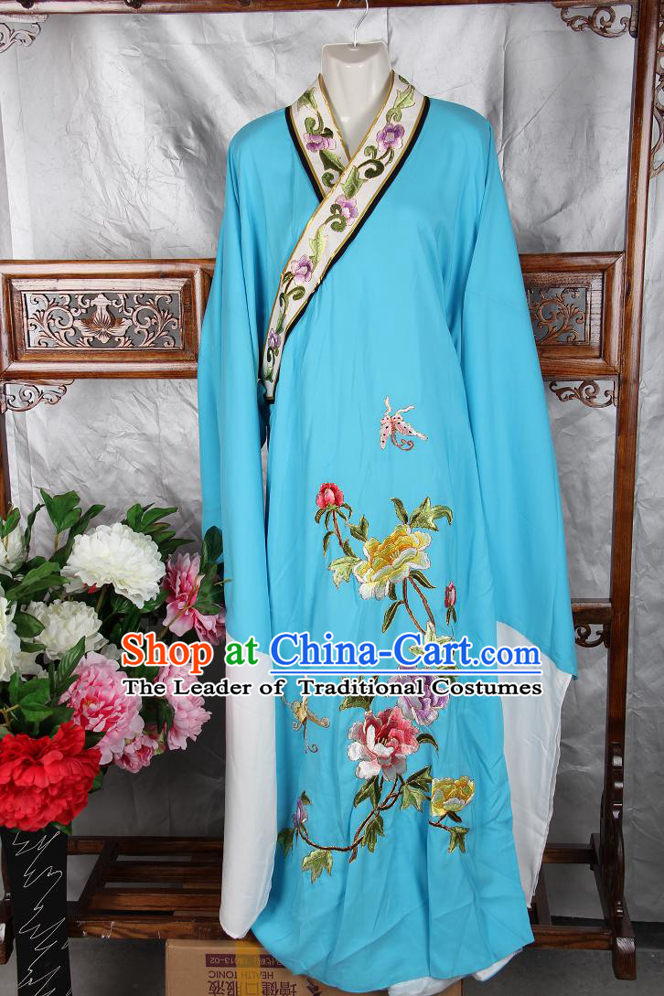 Chinese Opera Classic Embroidered Costumes Chinese Water Sleeve Costume Dress Wear Outfits Suits Mantle for Men