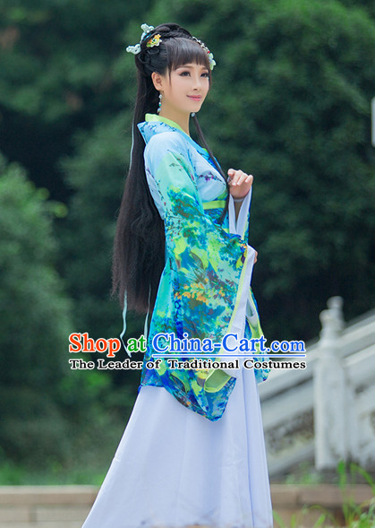 Chinese Classic Costume Ancient China Han Dynasty Costumes Han Fu Dress Wear Outfits Suits Clothing for Women