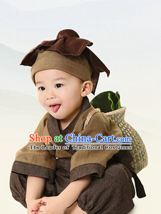 Chinese Costume Ancient China Qipao Costumes Han Fu Dress Wear Outfits Suits Clothing for Kids