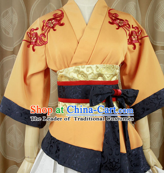 Ancient Asian Chinese Japenese Korean Knight Cosplay Costumes for Women