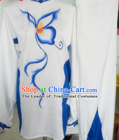 Top Butterfly Tai Chi Chuan Uniform Taekwondo Karate Outfit Aikido Wing Chun Kungfu Wing Tsun Boys Martial Arts Supplies Clothing
