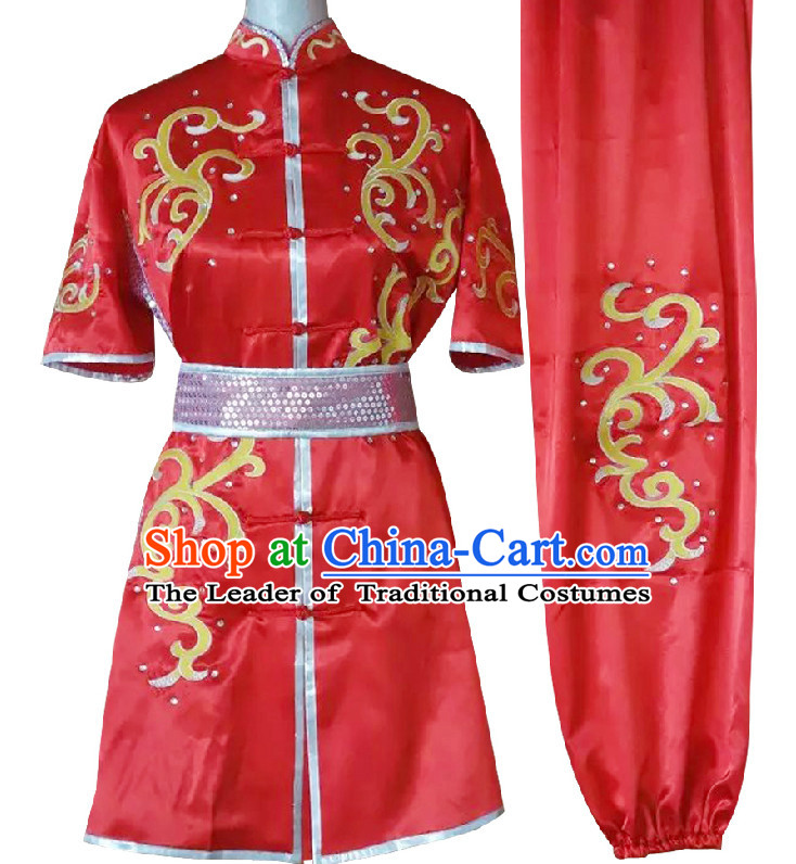 Top Embroidered Wing Chun Uniform Martial Arts Supplies Supply Karate Gear Tai Chi Uniforms Clothing for Women or Men