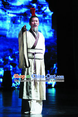 Ancient Chinese Qu Yuan Costumes Complete Set