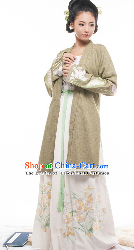 Chinese Costume Ancient Chinese Costumes Japanese Korean Asian Fashion Song Dynasty Han Fu Suits Outfits Garment Dress Clothes for Women