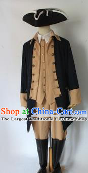 England Musician Folk Costume Traditional Garment Classic Clothing Complete Set for Men