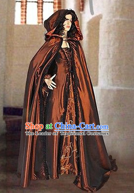 Traditional Medieval Costume Renaissance Costumes Historic Princess Empress Queen Clothing Complete Set for Women
