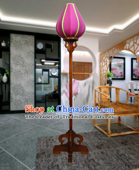 Handmade Traditional Silk Flower Floor Lantern
