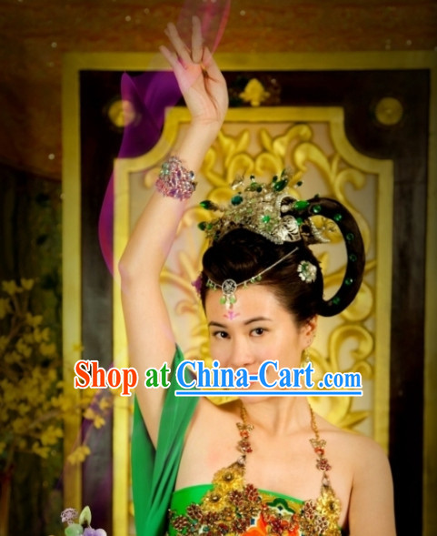 Chinese Classic Dancing Empress Wig and Hair Accessories online Buy