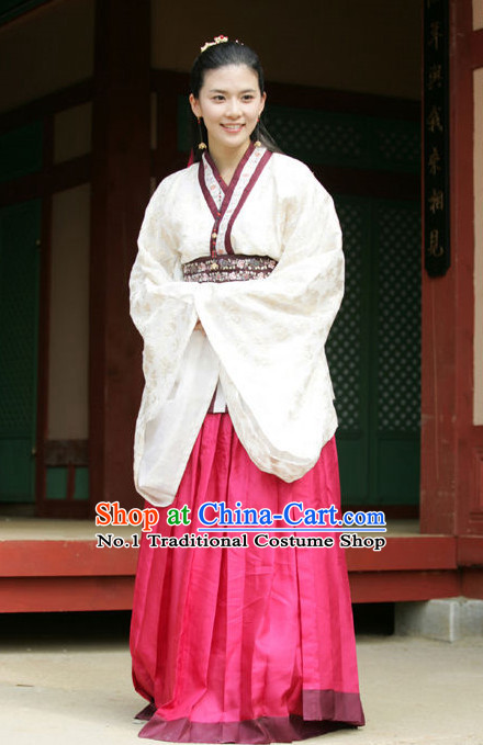 Korean Beauty Ancient Costumes and Hair Accessories for Women