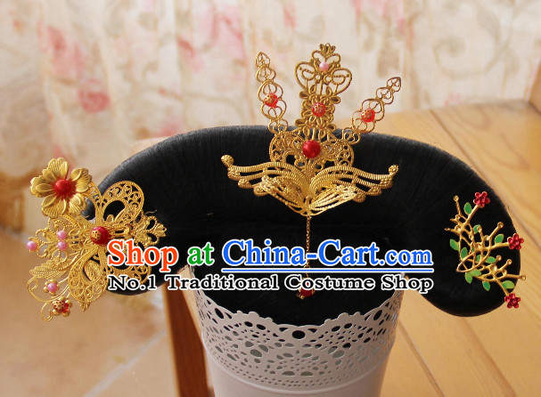Chinese Traditional Manchu Princess Hair Jewelry