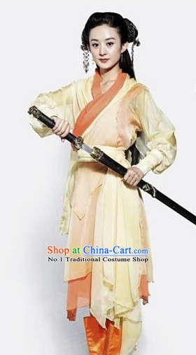 China Traditional Swordswomen Costumes