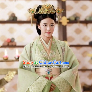 Traditional Empress Clothing and Hair Decorations Complete Set