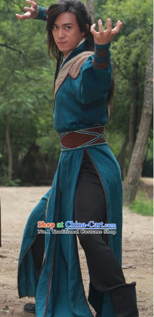 Chinese Traditional Kung Fu Performance Long Robe