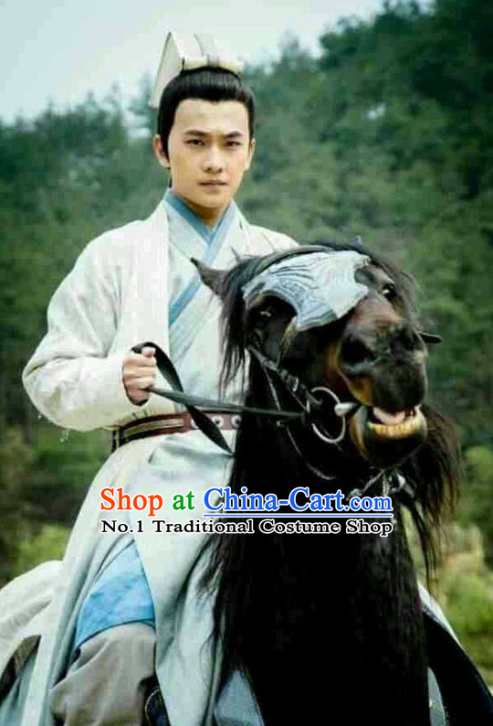 Chinese Pan An Handsome Man TV Play Hanfu Costumes and Coronet