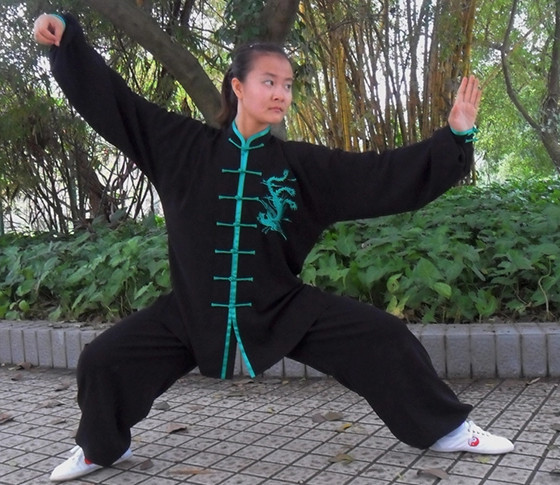 Phoenix Embroidery Wing Chun Kung Fu Uniforms for Women