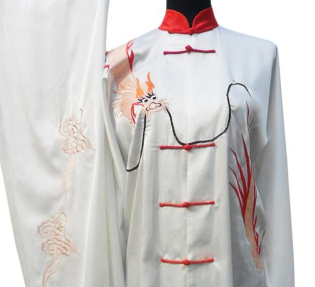 Top Dragon Embroidery Tai Chi Championship Uniform