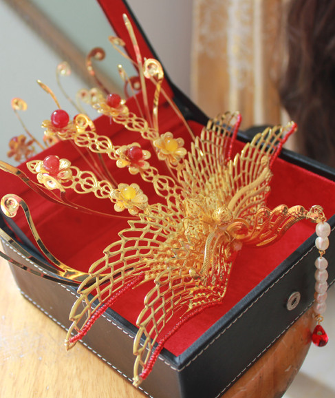 Chinese Traditional Handmade Phoenix Hair Jewellry