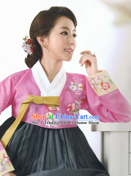 Korean Traditional Official Female Hanbok Clothes
