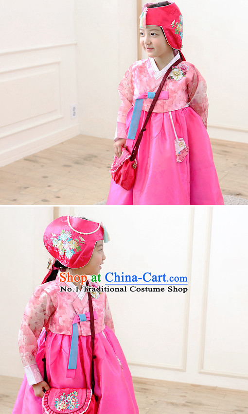 Korean clothing women hanbok Dangui chima hair accessory norigae petticoat