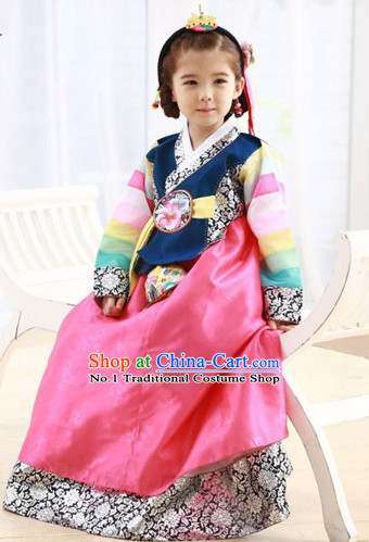 Korean Traditional Girl Hanbok Dress Ceremonial Clothing Korean Fashion Shopping online